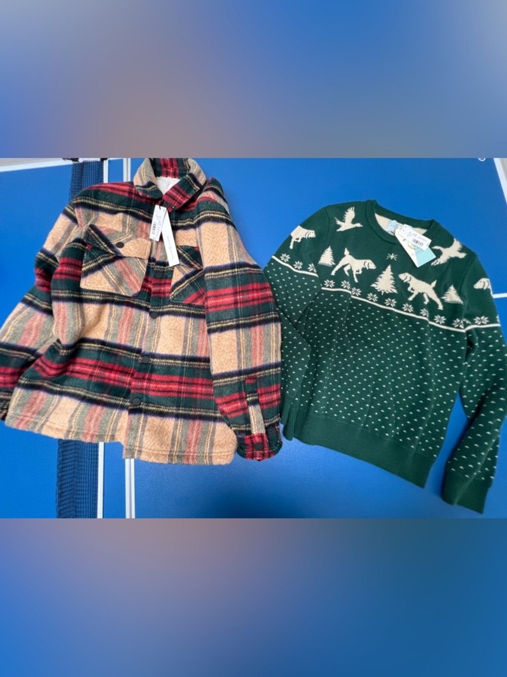 New jacket & sweater 10/12